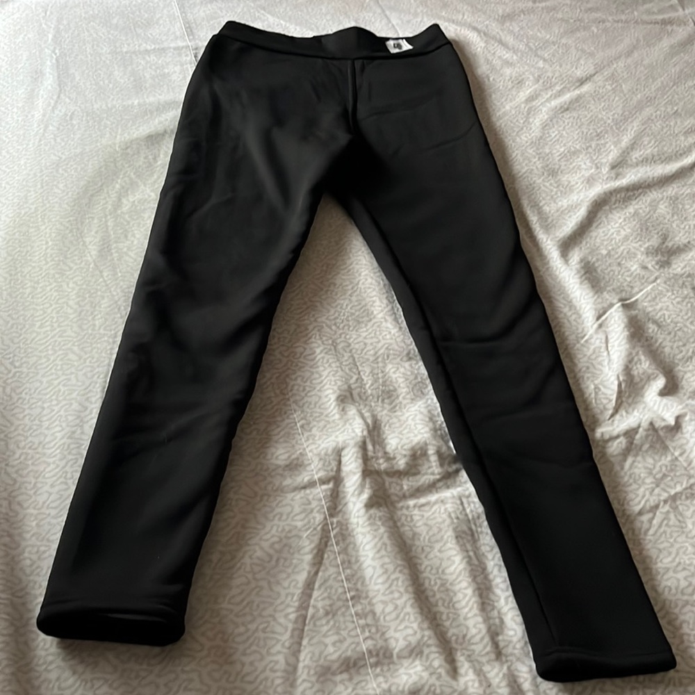 Black Cat girls fleece leggings in size large